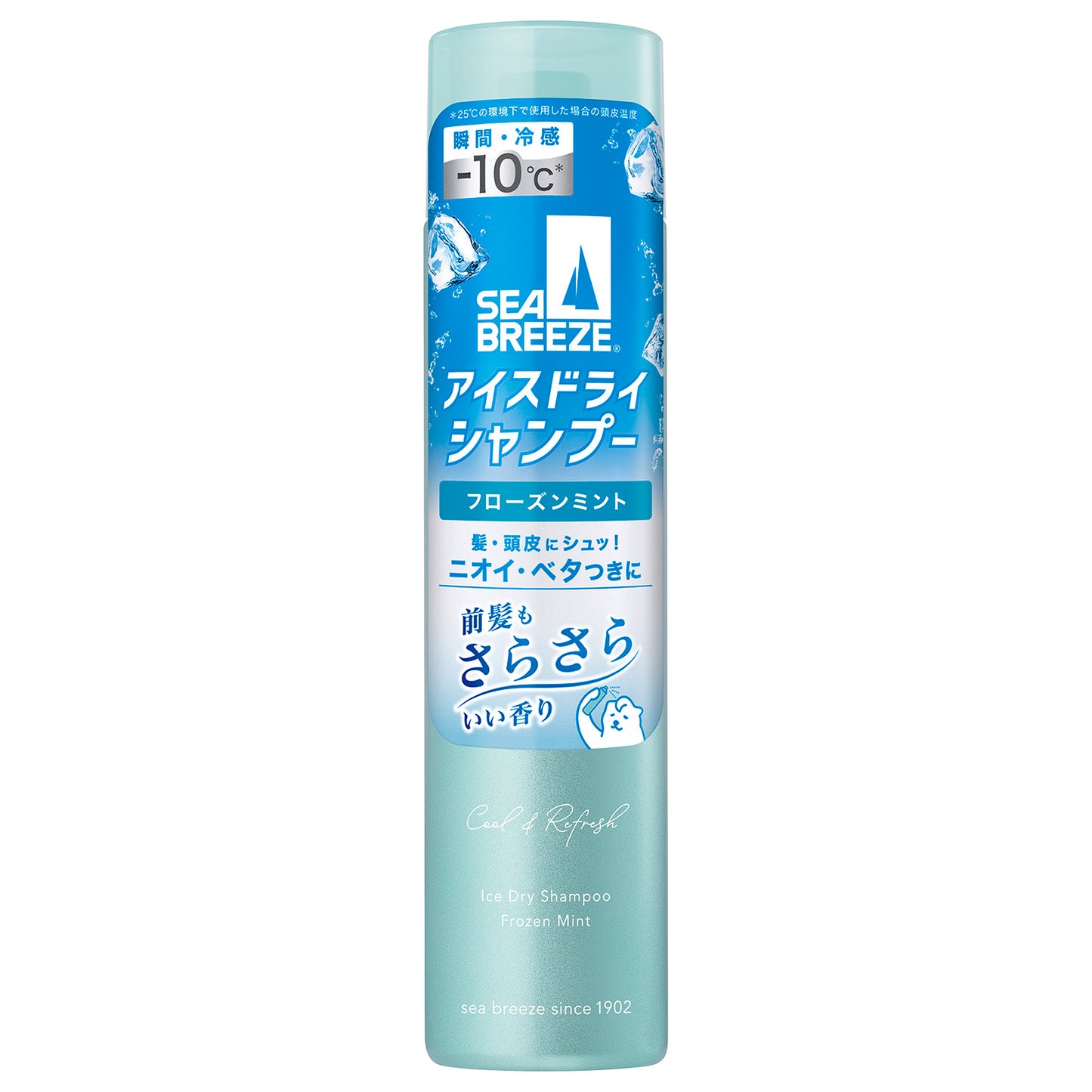 SEA BREEZE Ice Dry Shampoo (Frozen Mint), 95g