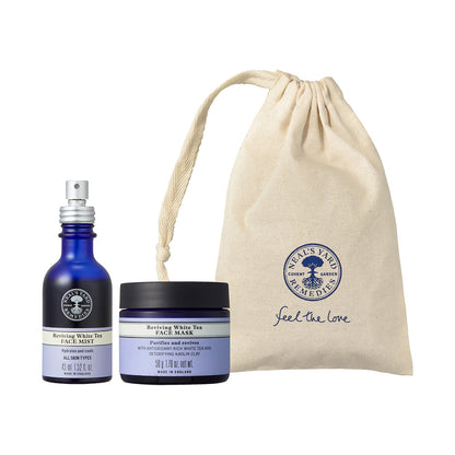 Neal’s Yard Remedies White Tea Face Care Set, 45ml + 50g