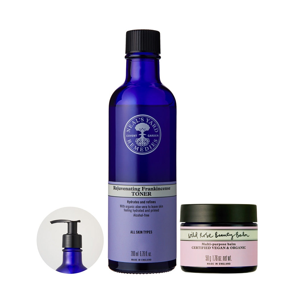 Neal’s Yard Remedies Summer Skin Rescue Set (Vegan), 200ml + 50g