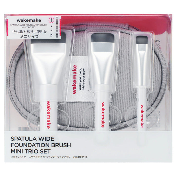 WAKEMAKE Spatula Wide Foundation Brush Mini Set