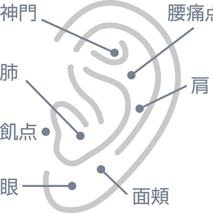 Alphax wellmimi Ear Acupressure Jewelry (Crystal)
