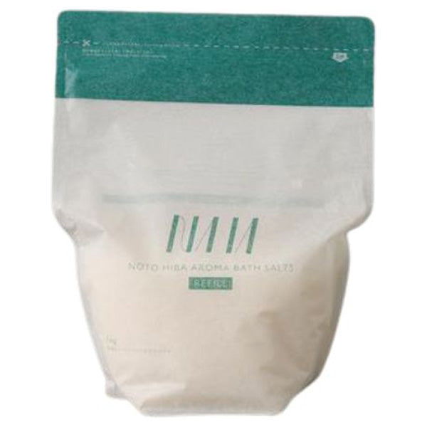 NAIA Noto Hiba Bath Salt Refill (Satoyama Satoumi), 1000g