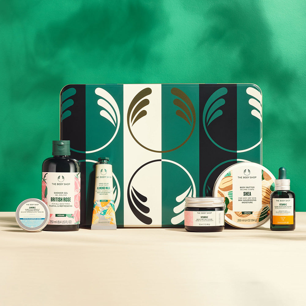 THE BODY SHOP 50th Anniversary Best Collection, 30ml + 200ml + 20ml + 50ml + 30ml + 250ml