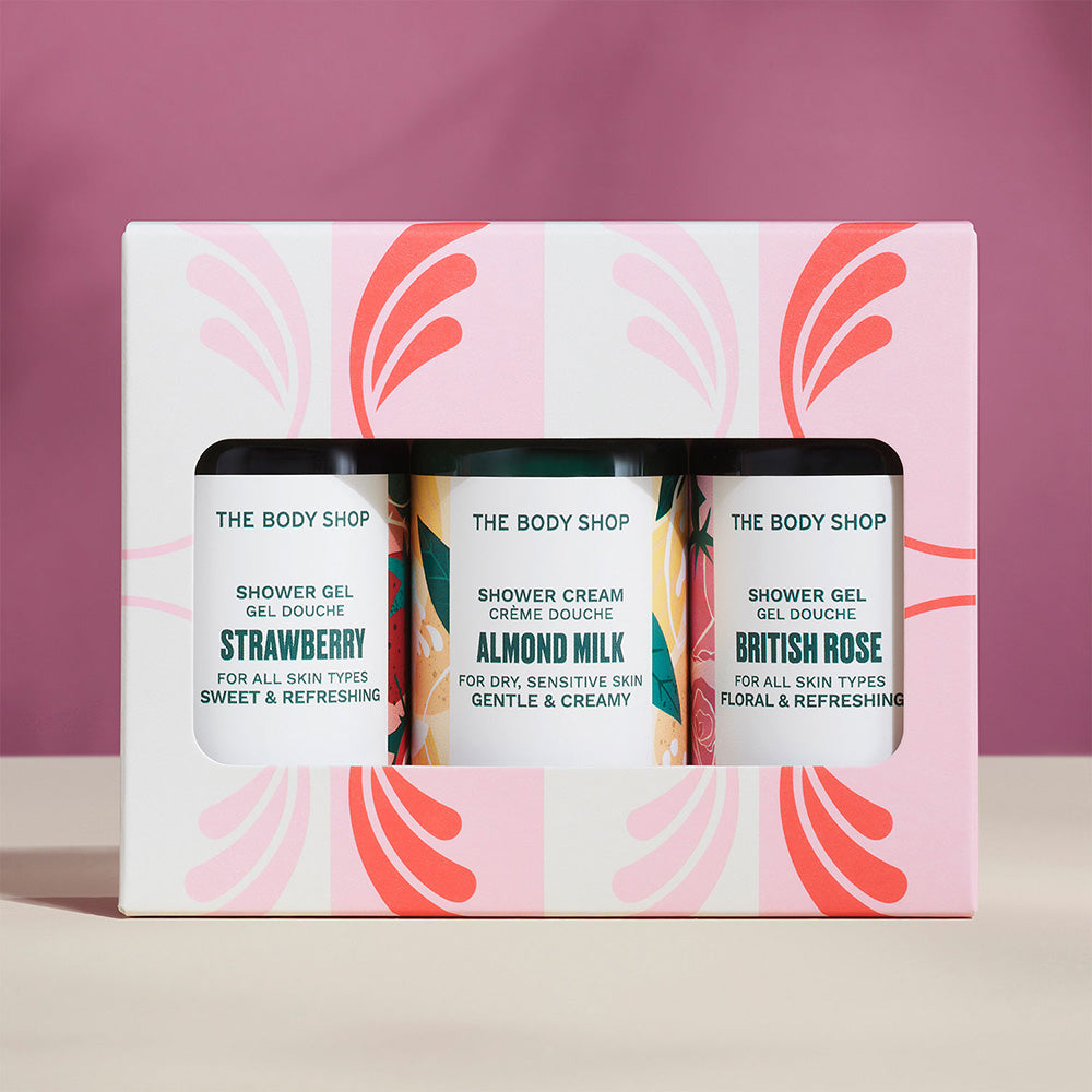 THE BODY SHOP Mini Shower Gel Trio, 180ml