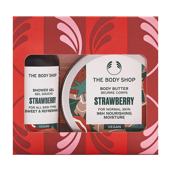 THE BODY SHOP Mini Body Care Gift (Strawberry), 60ml + 50ml