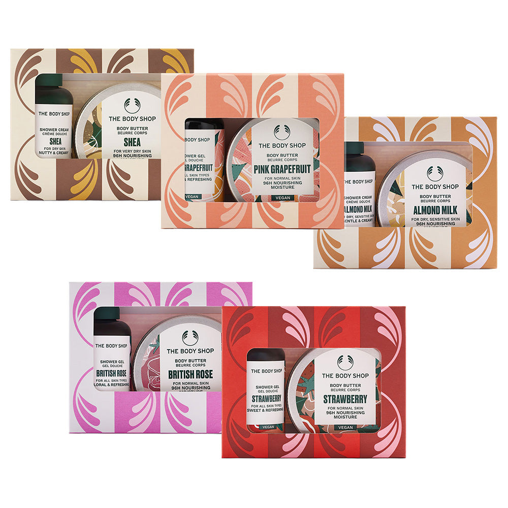 THE BODY SHOP Mini Body Care Gift (Strawberry), 60ml + 50ml