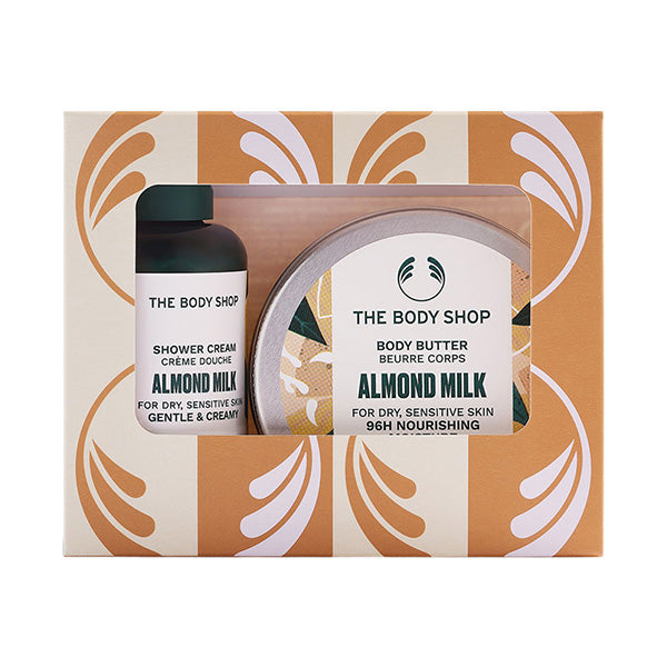 THE BODY SHOP Mini Body Care Gift (Almond Milk), 60ml + 50ml