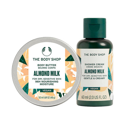 THE BODY SHOP Mini Body Care Gift (Almond Milk), 60ml + 50ml