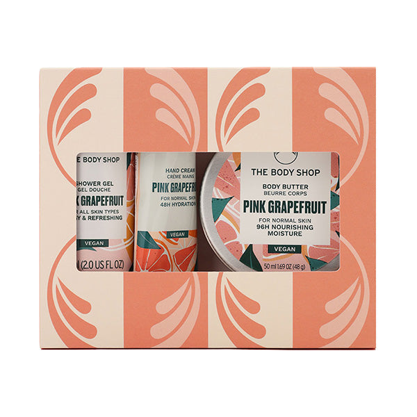 THE BODY SHOP Mini Body Care Box (Pink Grapefruit), 60ml + 50ml + 30ml