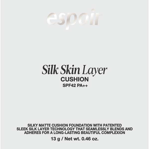 espoir Silk Skin Layer Cushion SPF42 PA++ (#22 Petal)