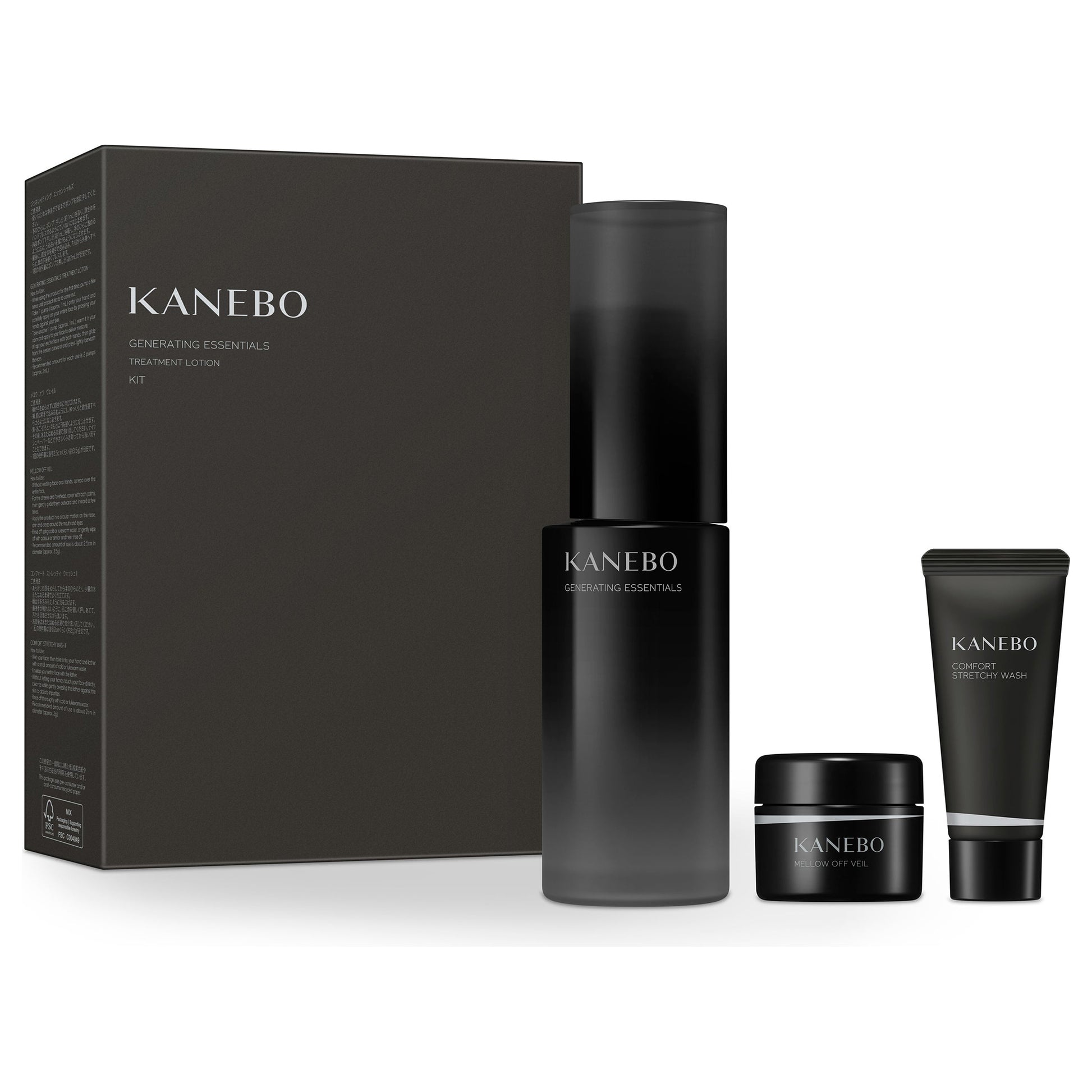 KANEBO Generating Essentials Kit, 168ml, 28g, 20g