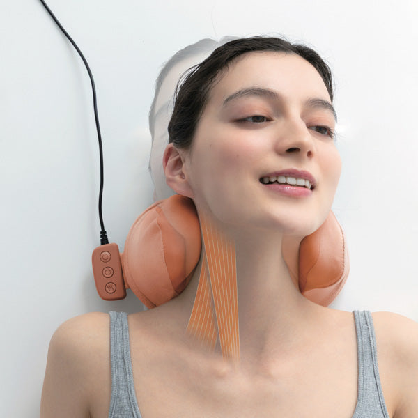 ATEX LOURDES Neck Massage Pillow Kubirecchi (or)