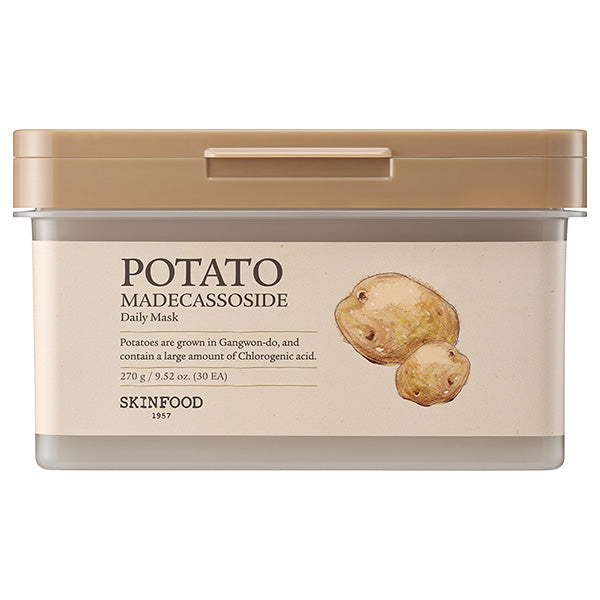 SKINFOOD Potato Madecassoside Daily Mask, 270g (30 Sheets)