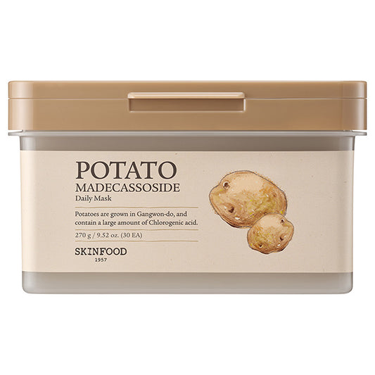 SKINFOOD Potato Madecassoside Daily Mask, 270g (30 Sheets)