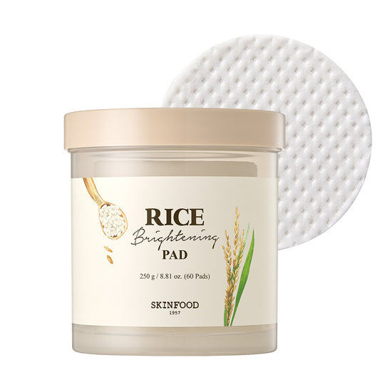 SKINFOOD Rice Brightening Pads, 250g (60 Sheets)
