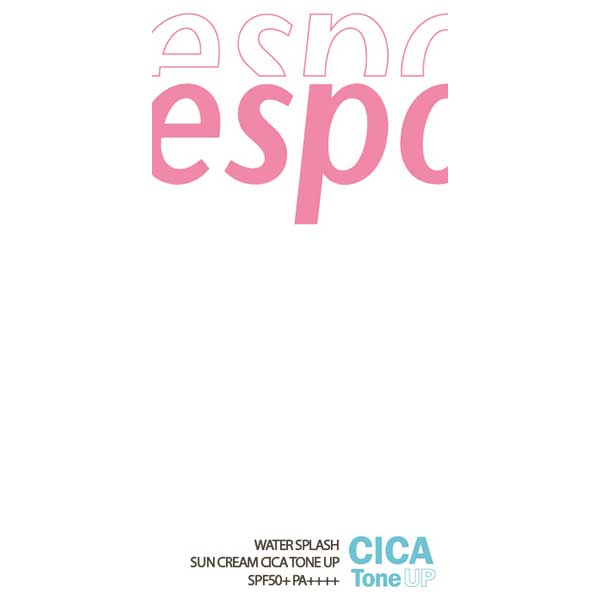 espoir Water Splash Sun Cream CICA Tone Up SPF50+ PA++++, 60ml
