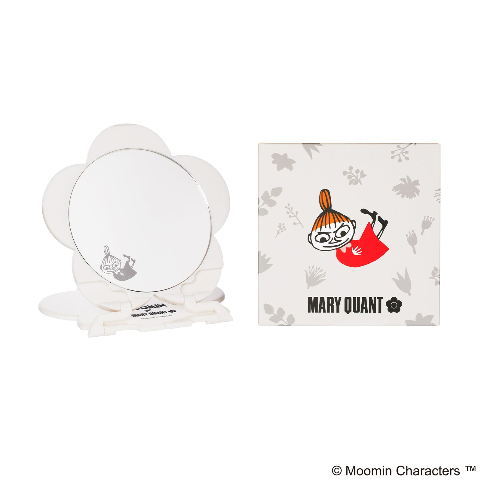 MARY QUANT Compact Mirror Moomin Limited Design (M02 Grayish White)