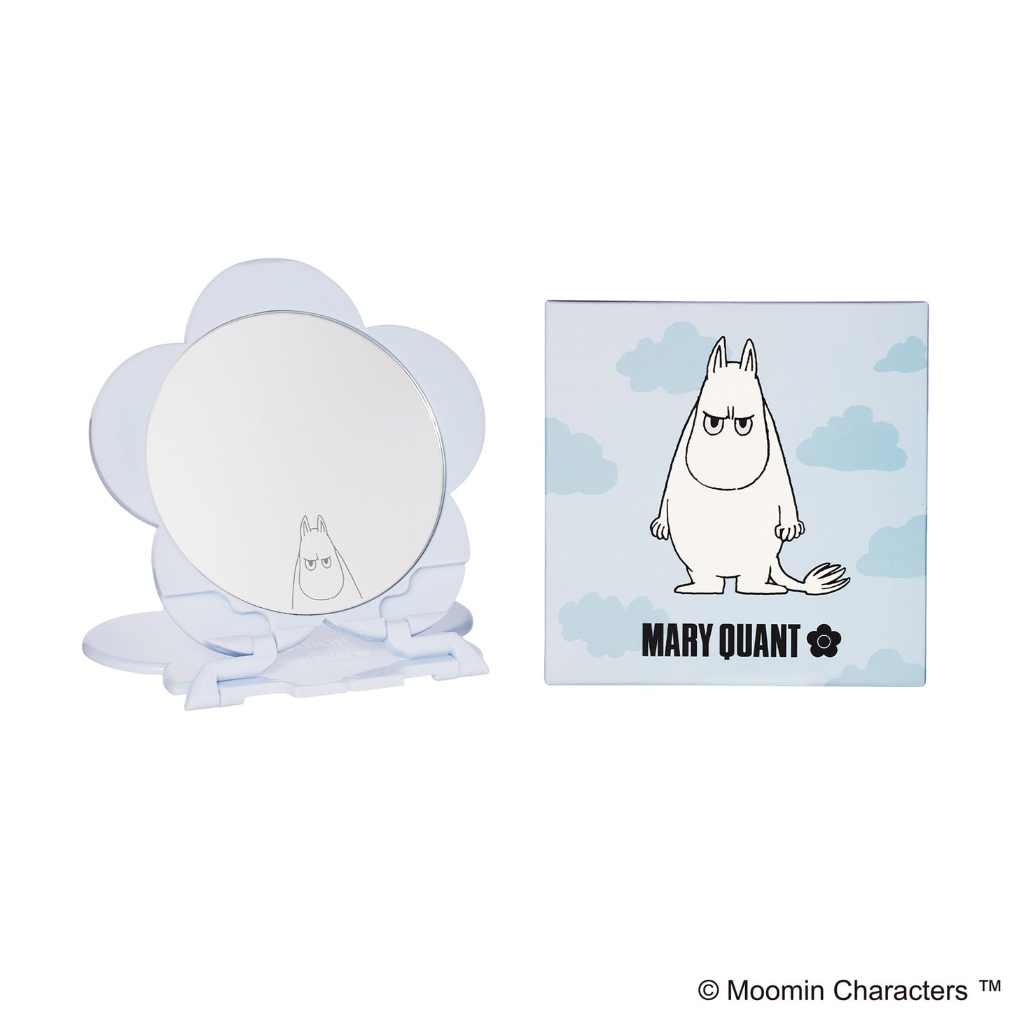 MARY QUANT Compact Mirror Moomin Limited Design (M01 Smoky Blue)