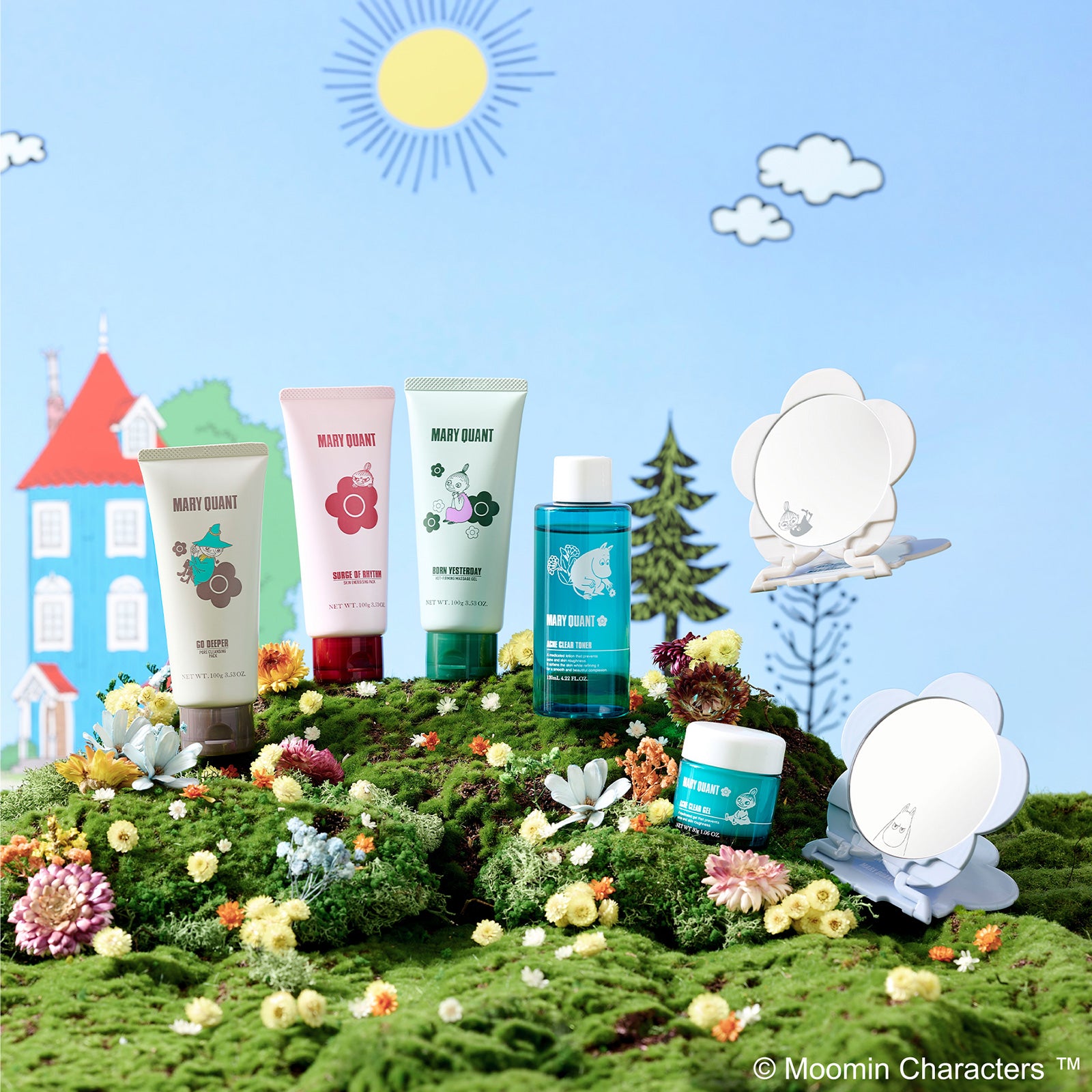 MARY QUANT Acne Clear Toner Moomin Limited Design, 120ml