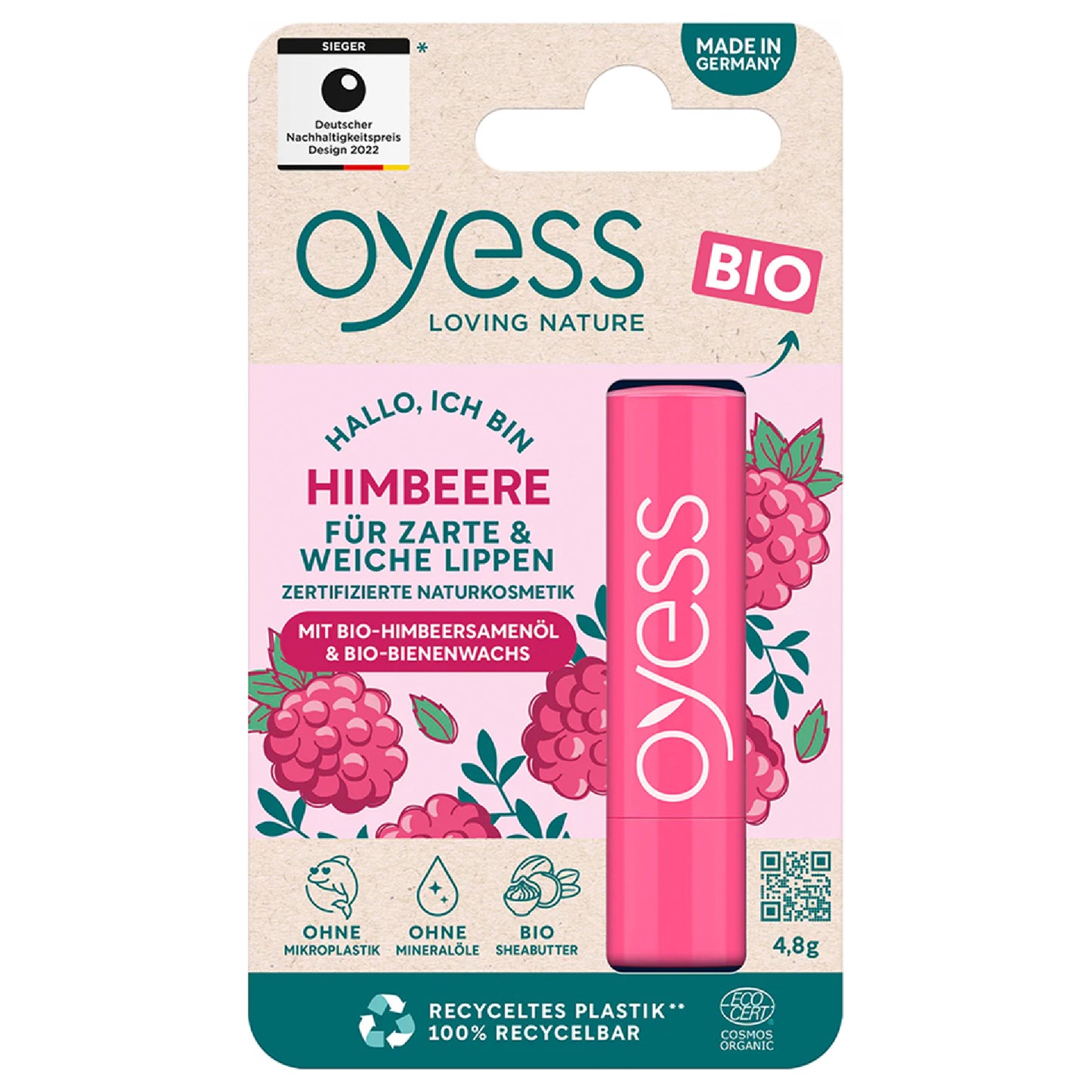 OYESS Lip Cream (Raspberry)