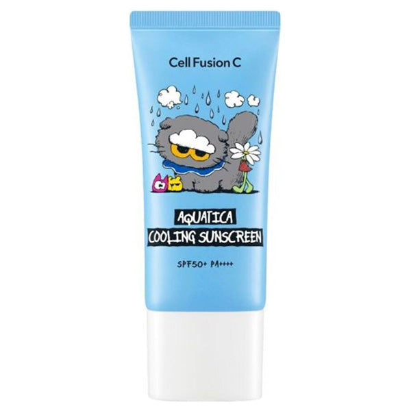 Cell Fusion C Sun Serum Aquatica Cooling Sunscreen Zo&Friends Set SPF50+ PA++++, 35ml, 40ml