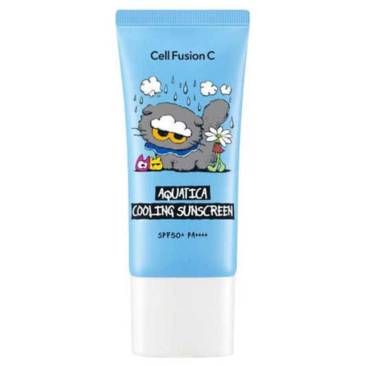 Cell Fusion C Sun Serum Aquatica Cooling Sunscreen Zo&Friends Set SPF50+ PA++++, 35ml, 40ml