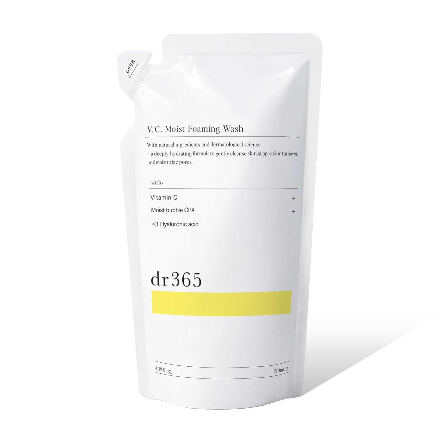 dr365 V.C. Moist Foaming Wash Refill (Bergamot), 130ml