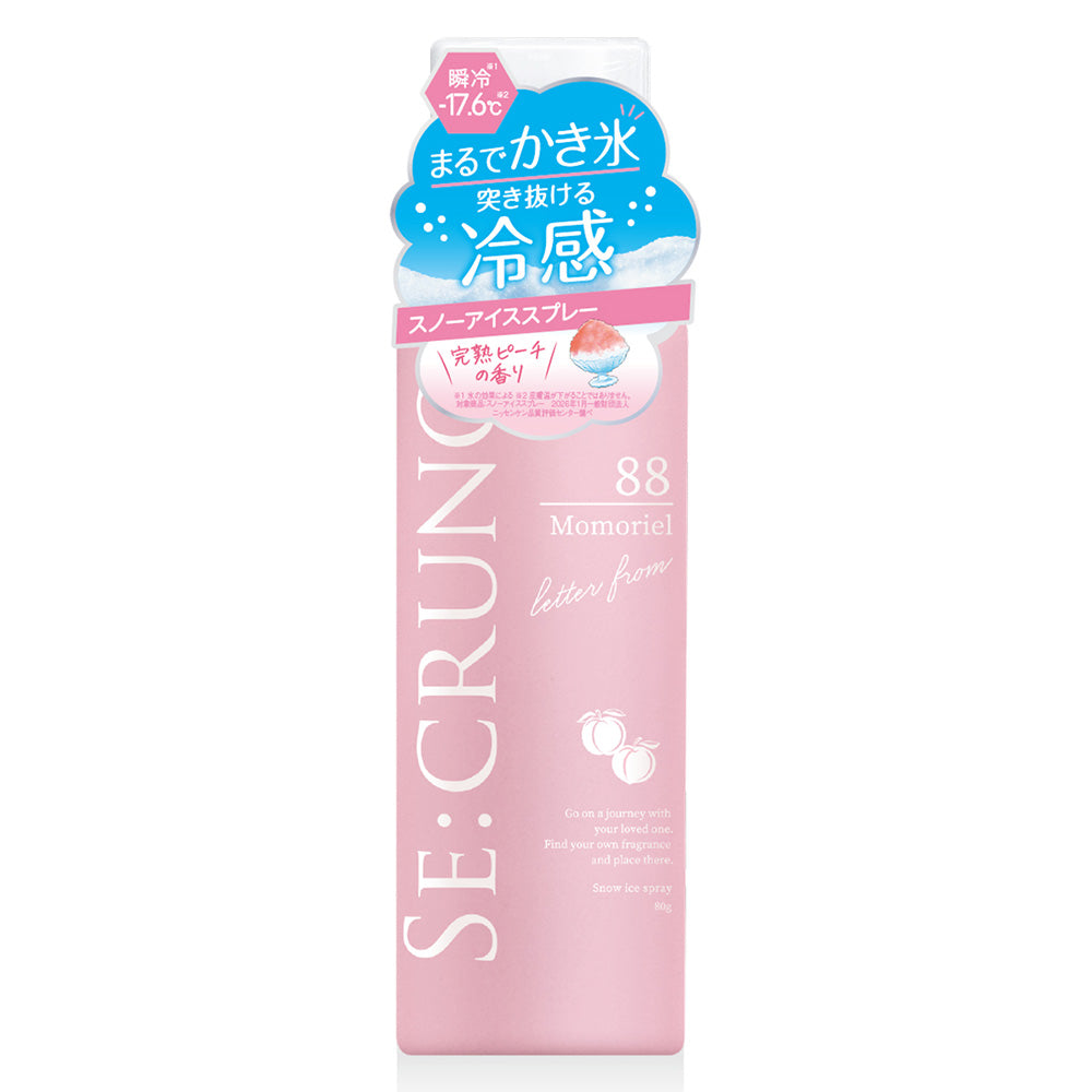 SE:CRUNO Snow Ice Spray Momoriel88 (Peach), 80g