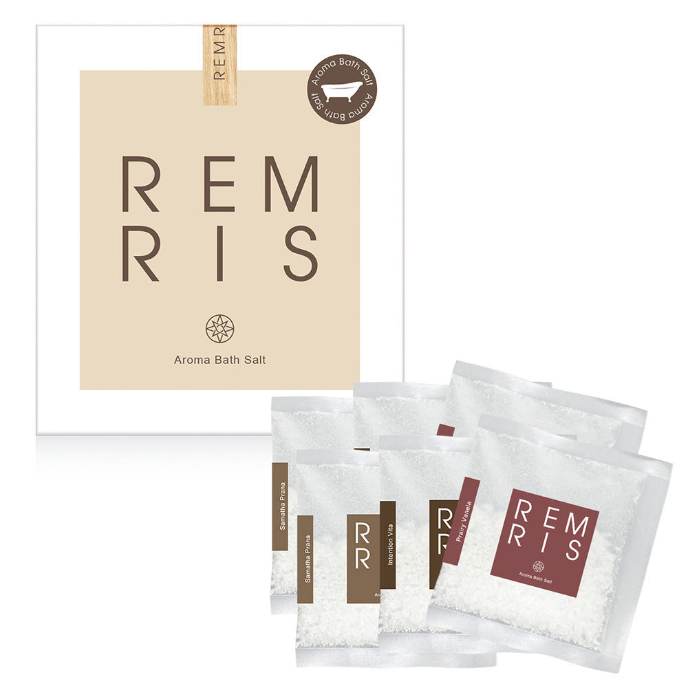 REMRIS Aroma Bath Salt Assortment Box, 240g