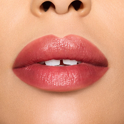 M. A. C Lustreglass Sheer-Shine Lipstick (Kissing Strangers)