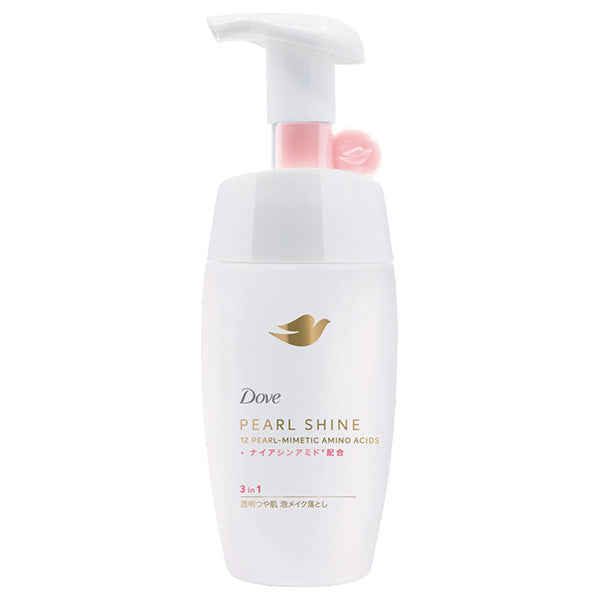 Dove Pearl Shine 3-in-1 Clear Radiance Foaming Makeup Remover, 170ml