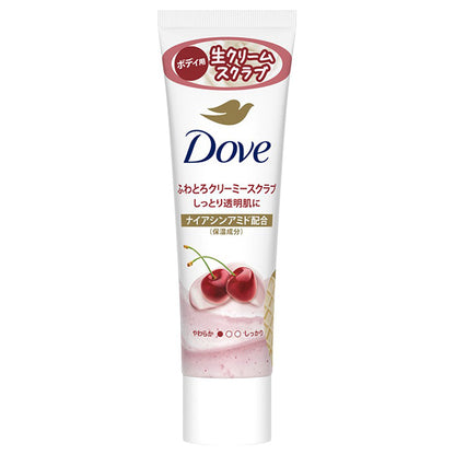 Dove Fluffy Creamy Scrub (Cherry & Apricot Milk), 50g