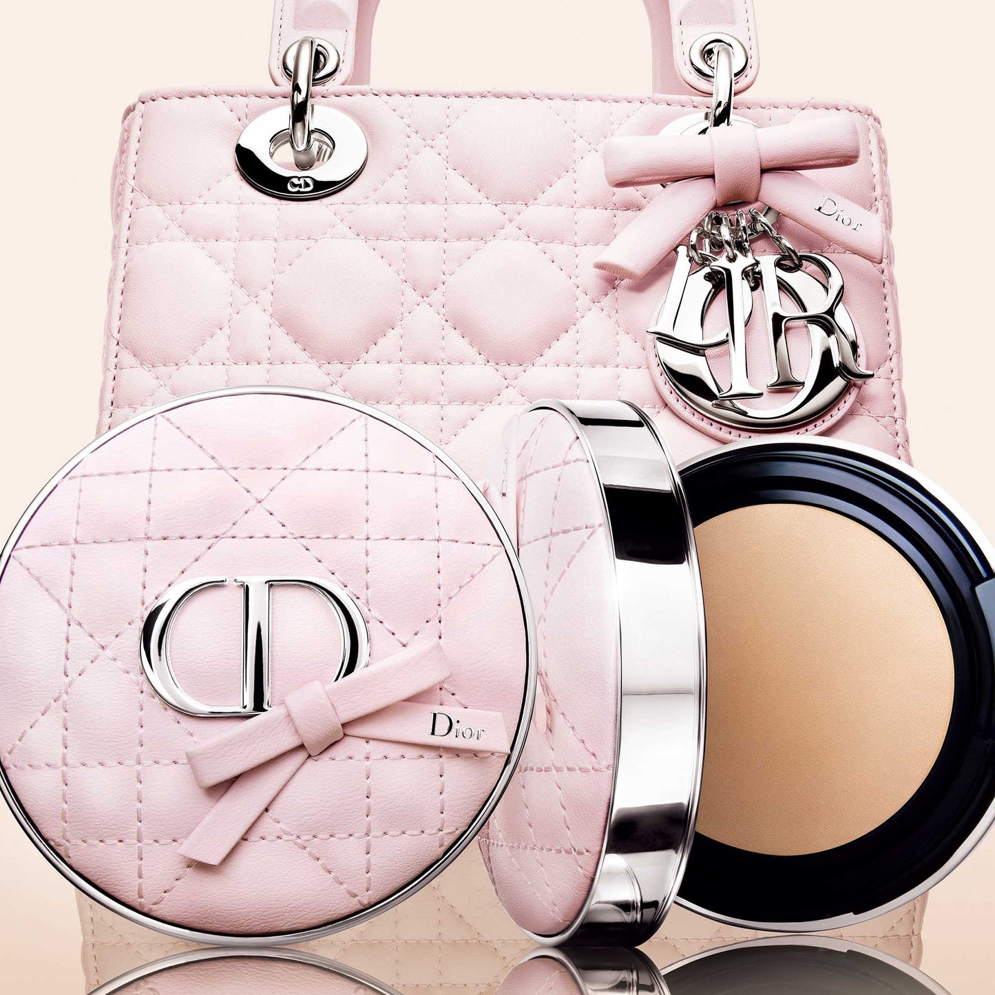 Dior Forever Cushion Case (Pink Bow)