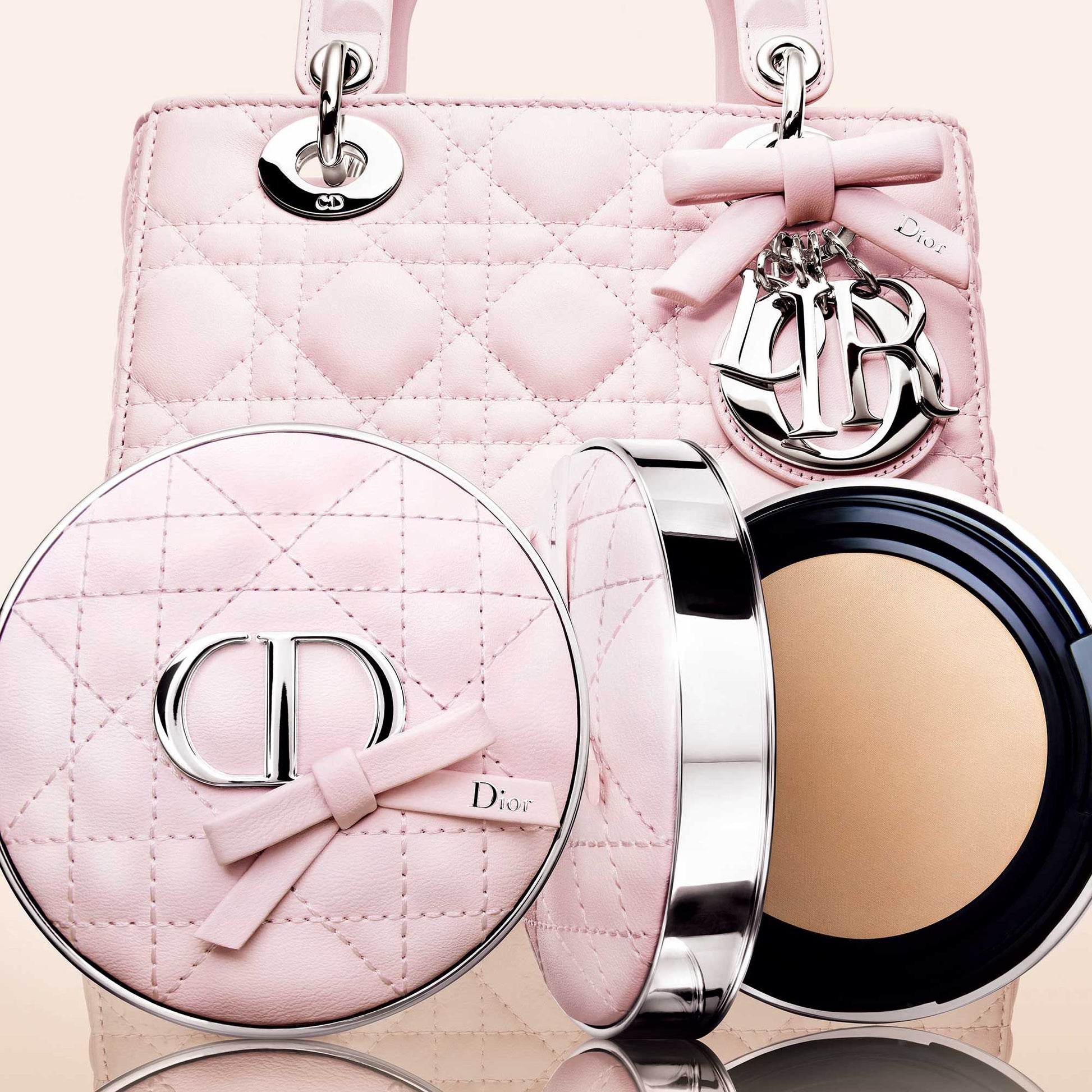 Dior Forever Cushion Case (Pink Bow)