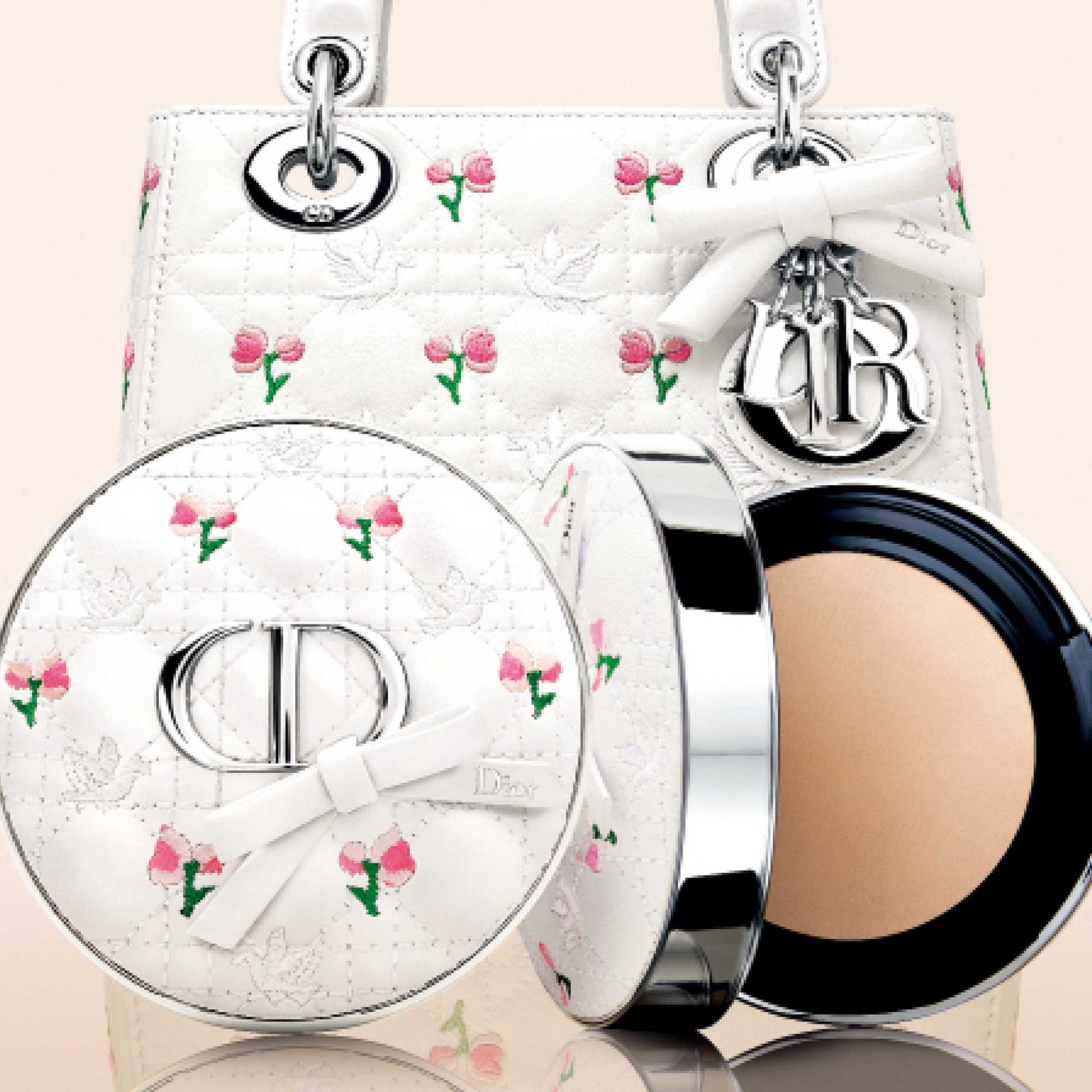 Dior Forever Cushion Case (Flower Bow)