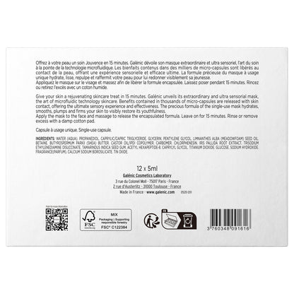 GALENIC Extreme Rejuvenating Micro Mask, 5ml x 12