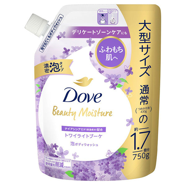 Dove Beauty Moisture Foaming Body Wash Refill (Twilight Bouquet), 750g