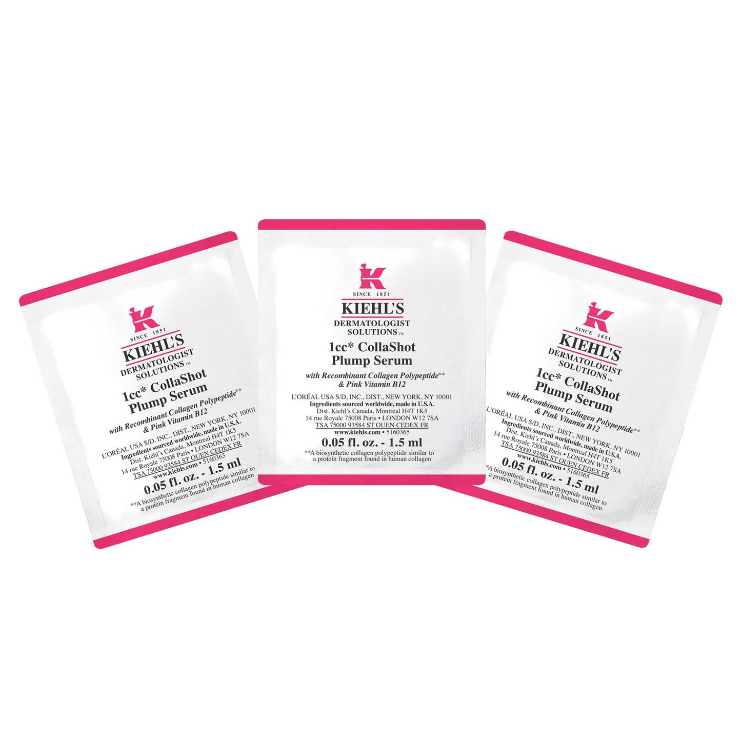 Kiehl’s 3D Glow Serum Trial Set, 1.5ml ×3