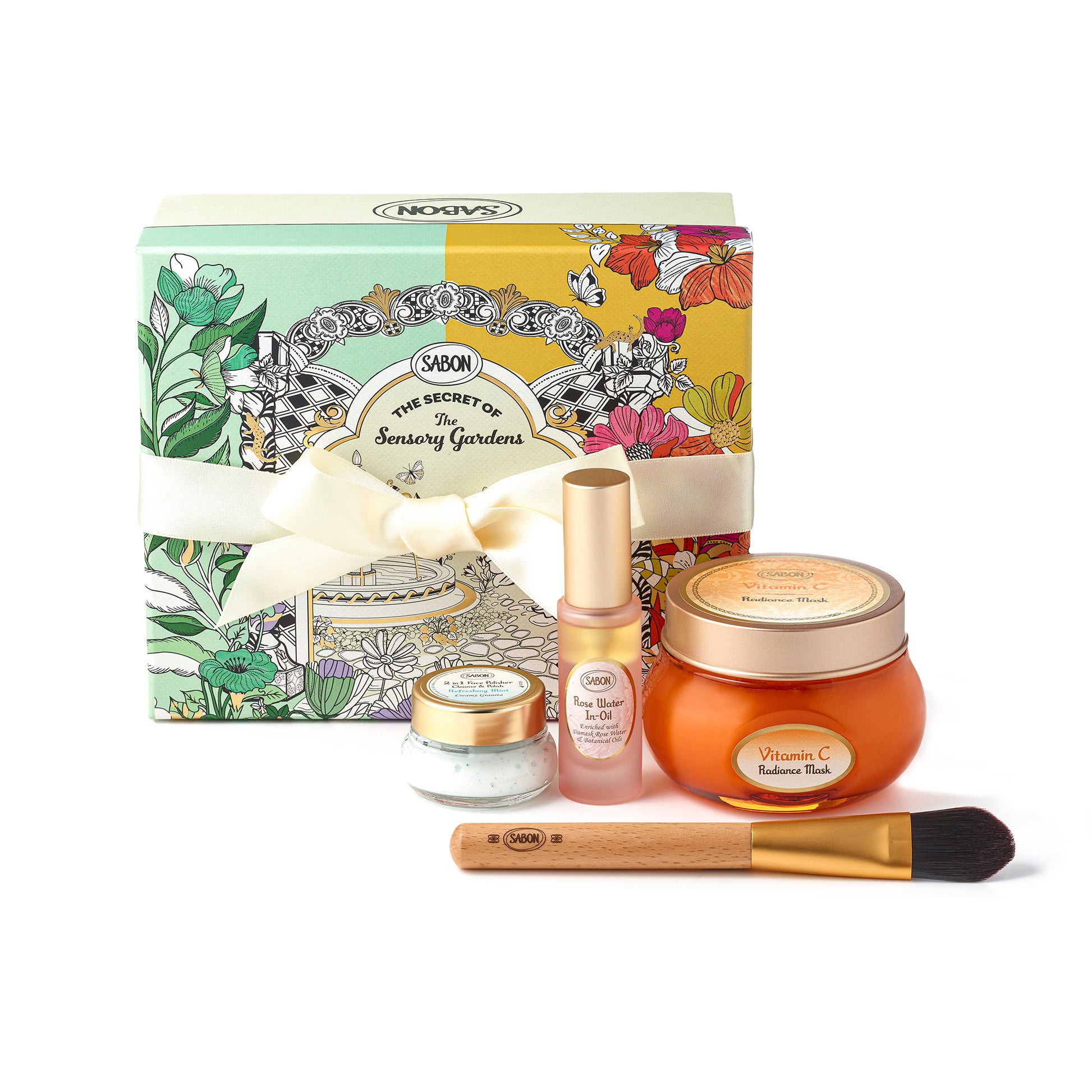 SABON Radiance Face Care Ritual Kit, 125ml, 15ml, 10ml