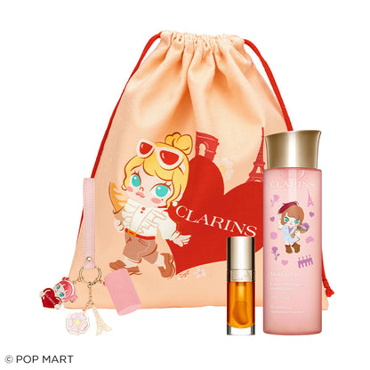 CLARINS Lotion & Lip Oil Set - M Active, 200ml, 7ml