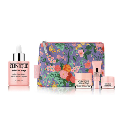 CLINIQUE Custom Moisture Surge Set Moisture Surge Glow Refine Serum, 30ml, 15ml, 5ml, 5ml