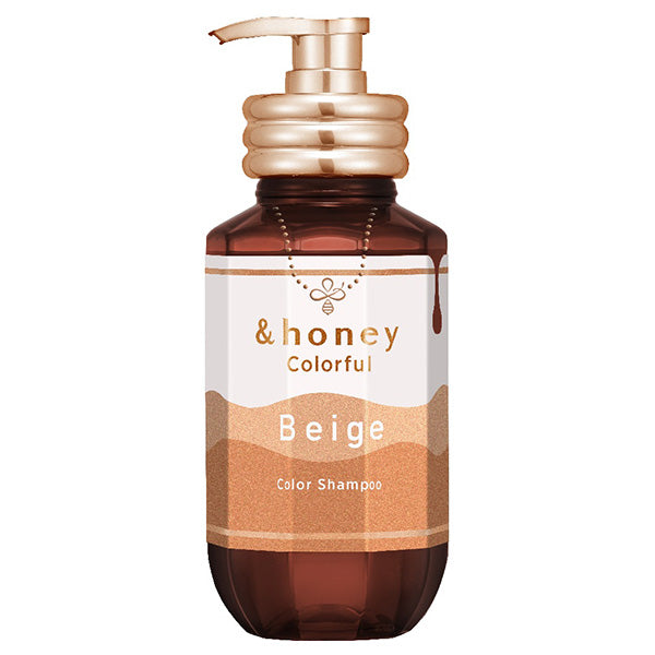 &honey Colorful Color Shampoo, 250ml (Milk Tea Beige)