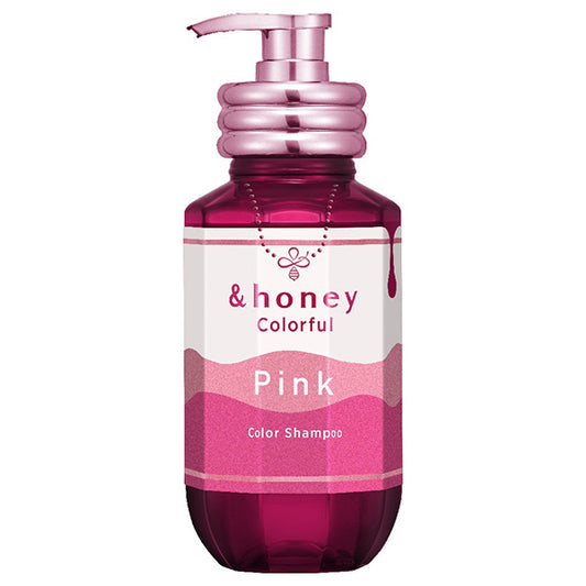 &honey Colorful Color Shampoo, 250ml (Cherry Pink)