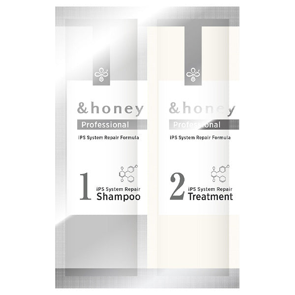 &honey Professional System Repair Shampoo & Hair Treatment Trial, 10ml + 10g
