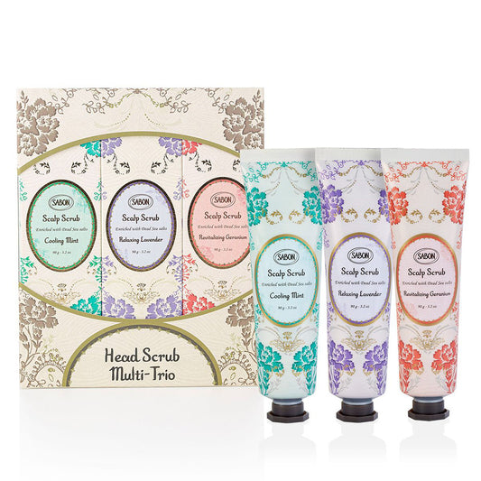 SABON Head Scrub Multi Trio, 90g, 90g, 90g