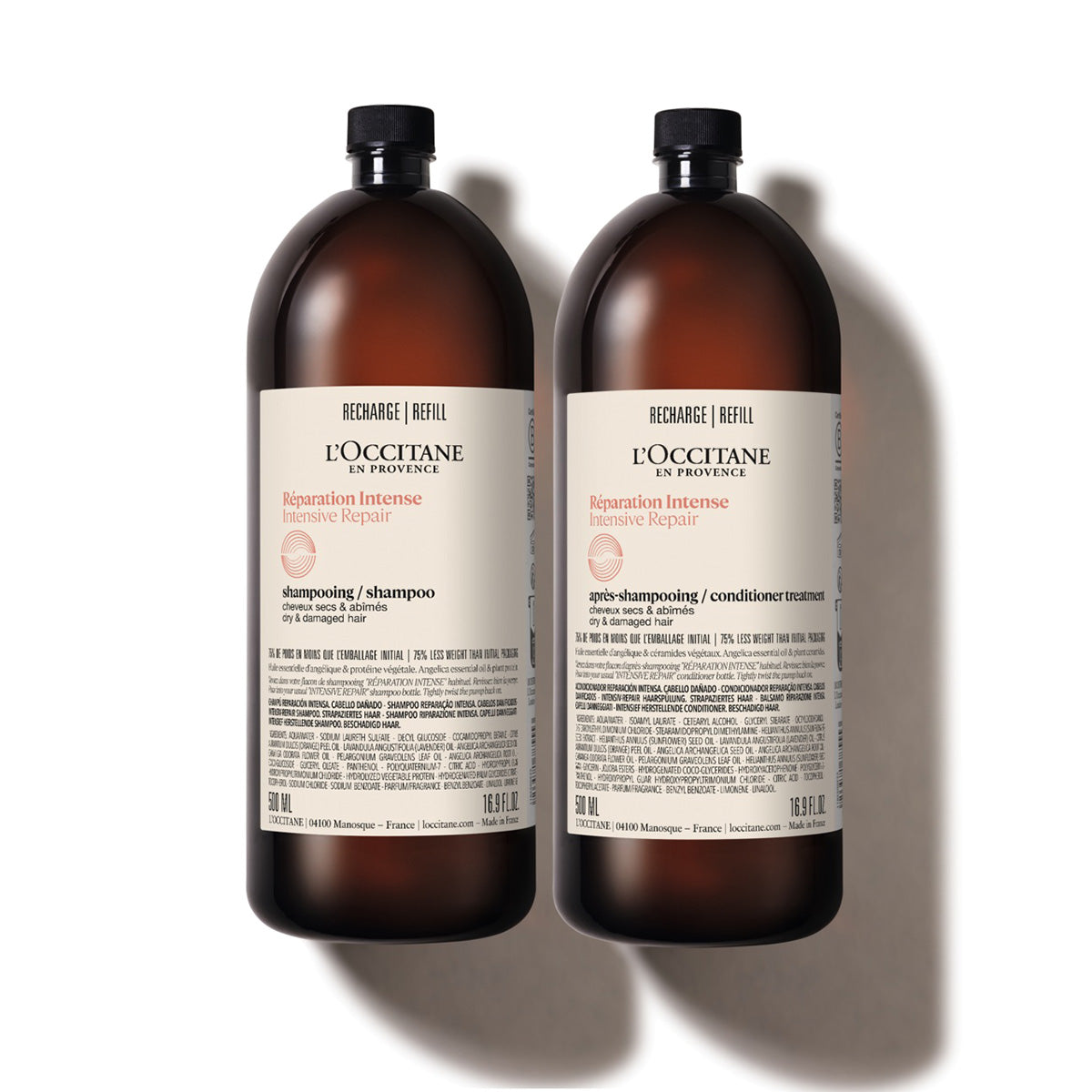 L’OCCITANE Intensive Repair Eco Combo Refill, 500ml