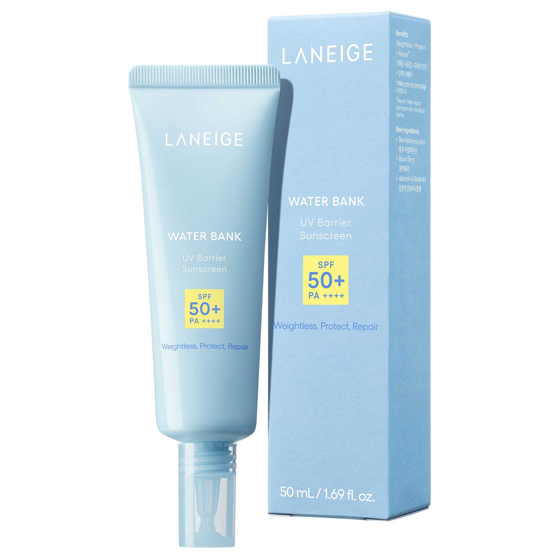 Laneige Water Bank UV Barrier Sunscreen SPF50+ PA++++, 50ml