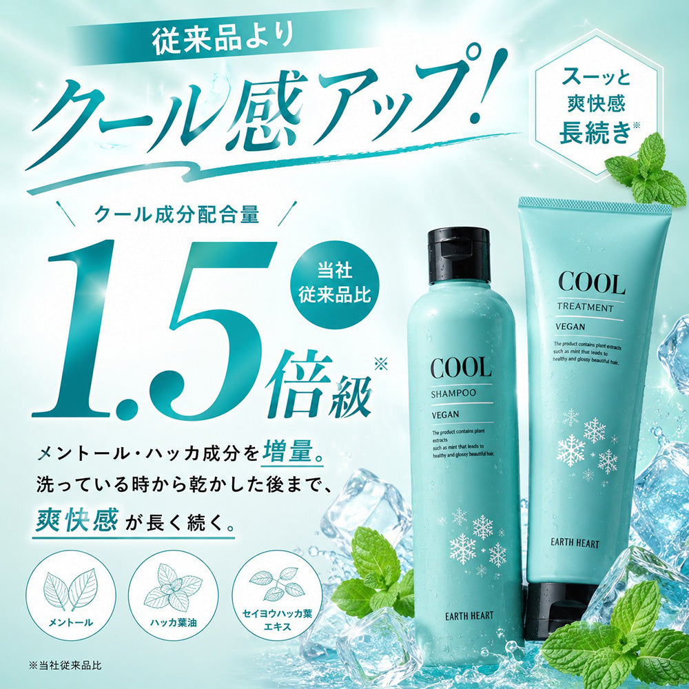 EARTHEART Vegan Cool Treatment α, 150g (Cool Mint)