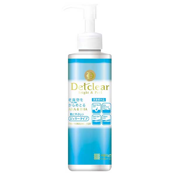 Meishoku DET Clear Bright & Peel Peeling Jelly, 180ml (Fragrance-Free)