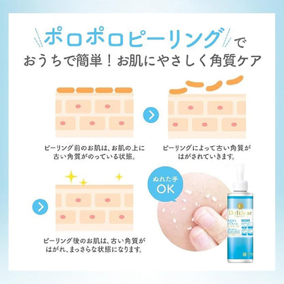 Meishoku DET Clear Bright & Peel Peeling Jelly, 180ml (Fragrance-Free)